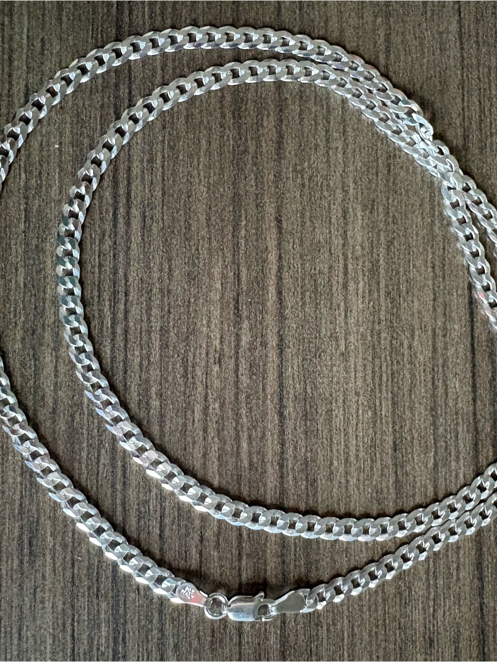 24in Miami Cuban Necklace- Sterling silver